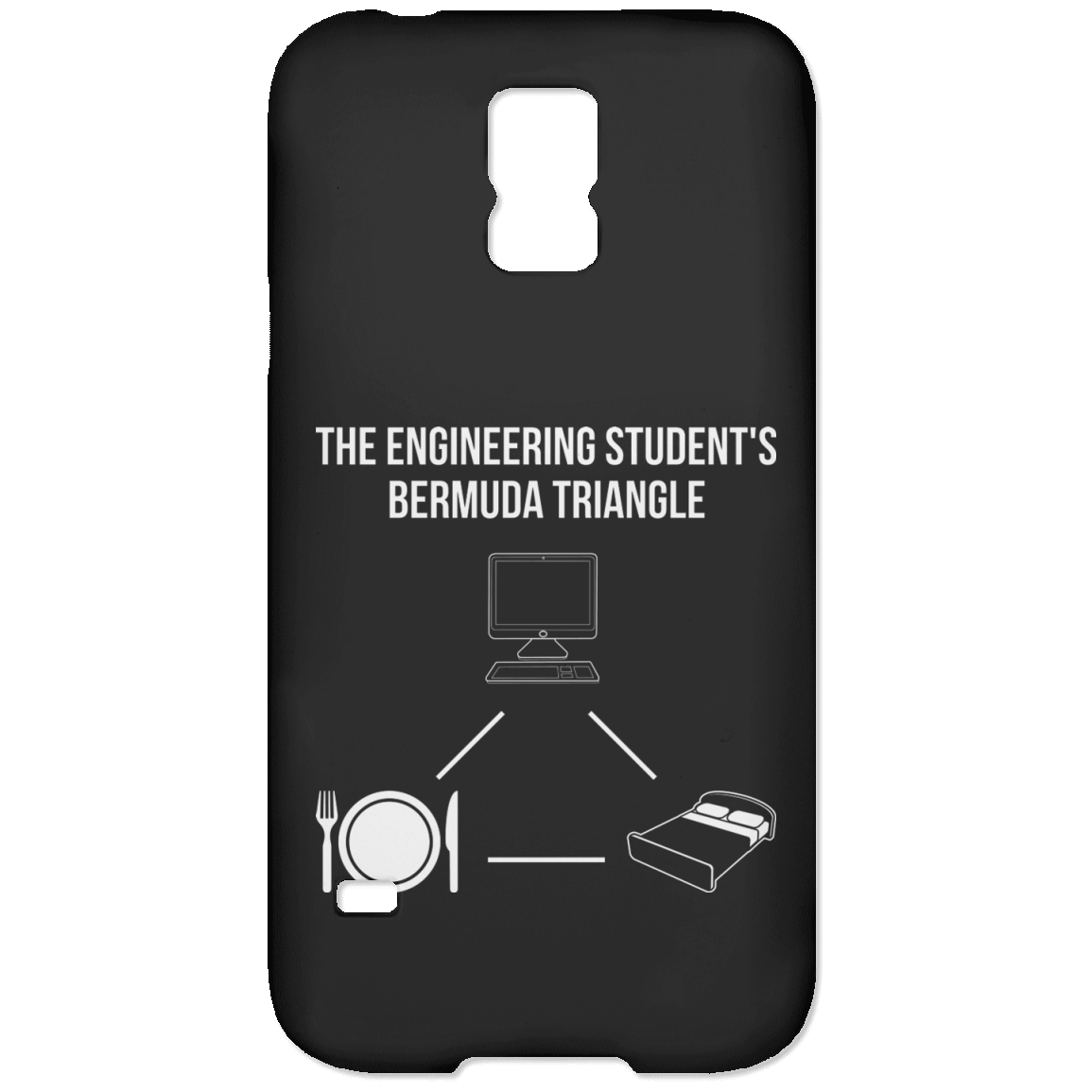The Engineering Student's Bermuda Triangle (Phone Case)