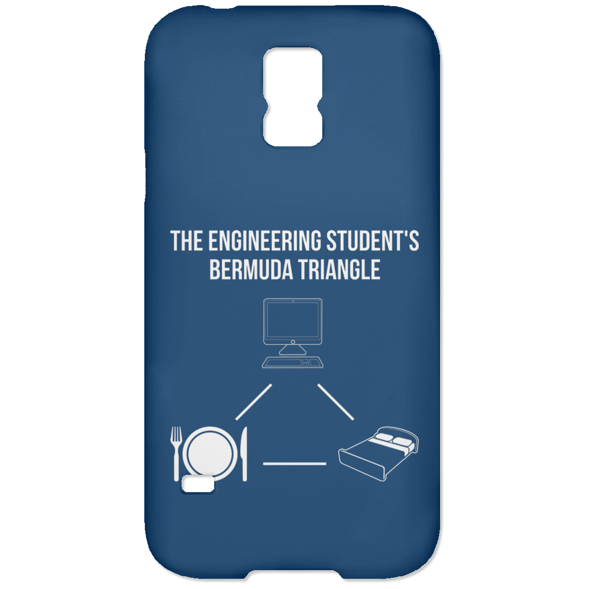 The Engineering Student's Bermuda Triangle (Phone Case)