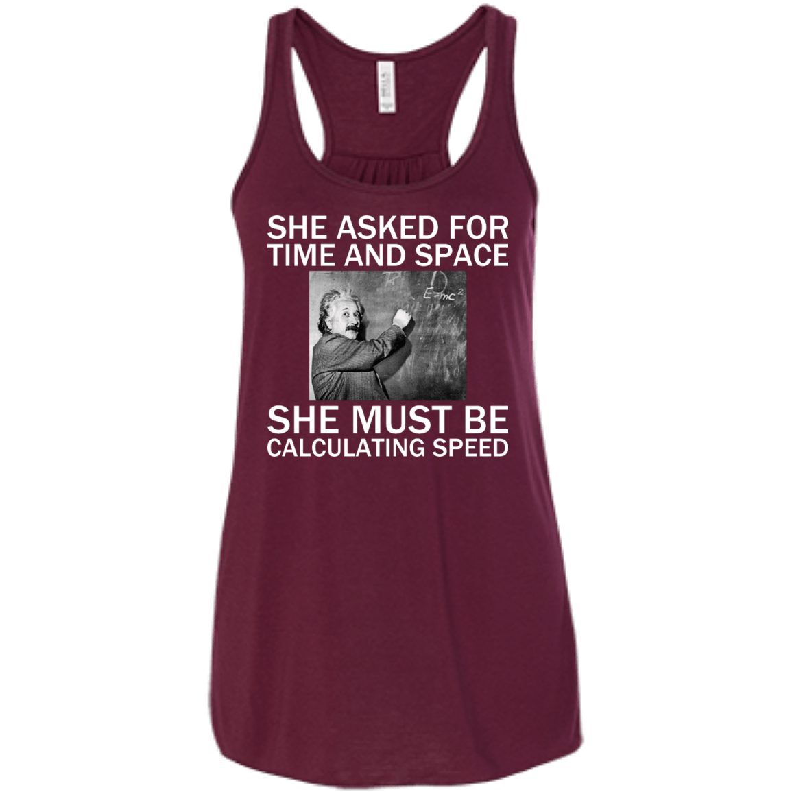 She Asked For Time And Space - She Must Be Calculating Speed - Engineering Outfitters