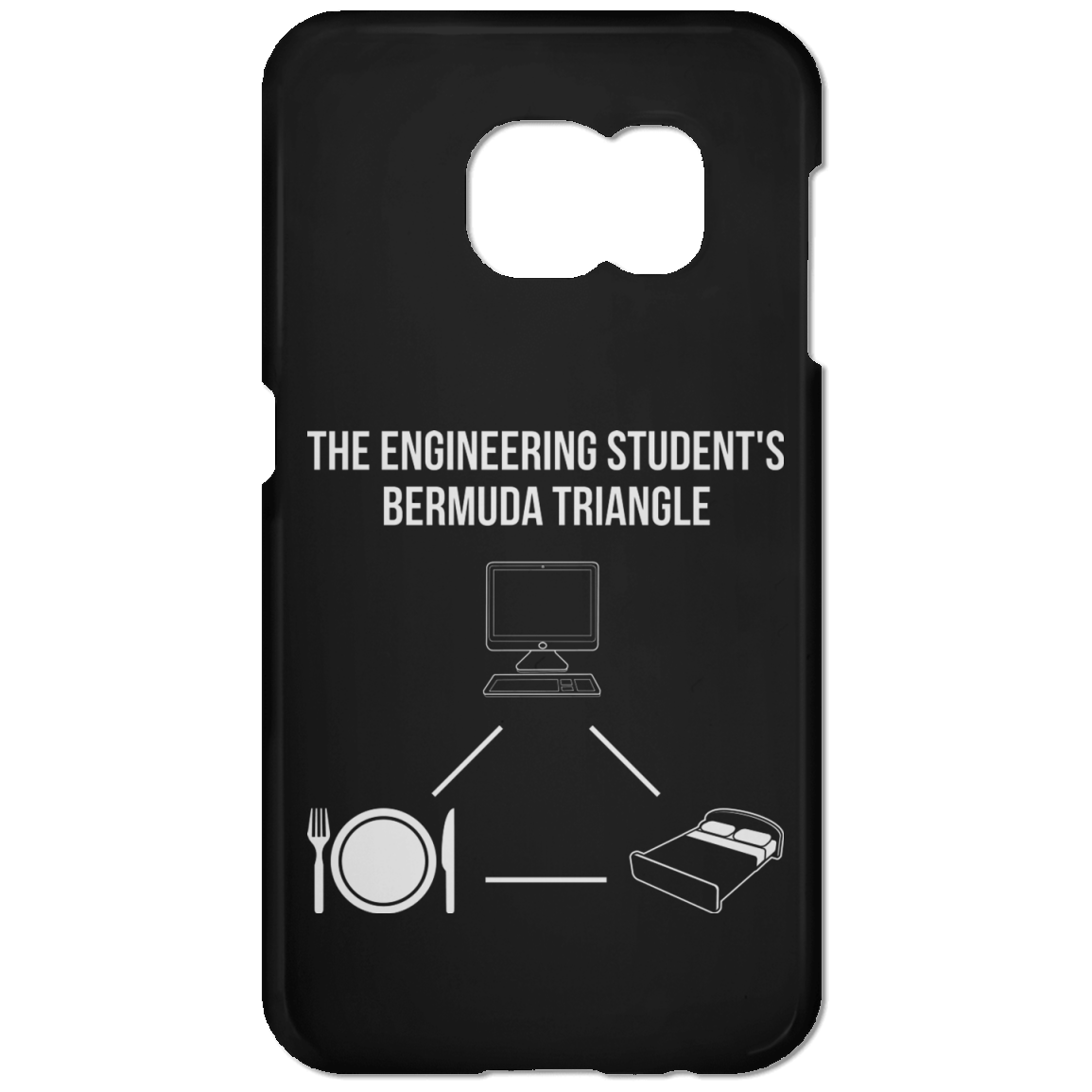 The Engineering Student's Bermuda Triangle (Phone Case)