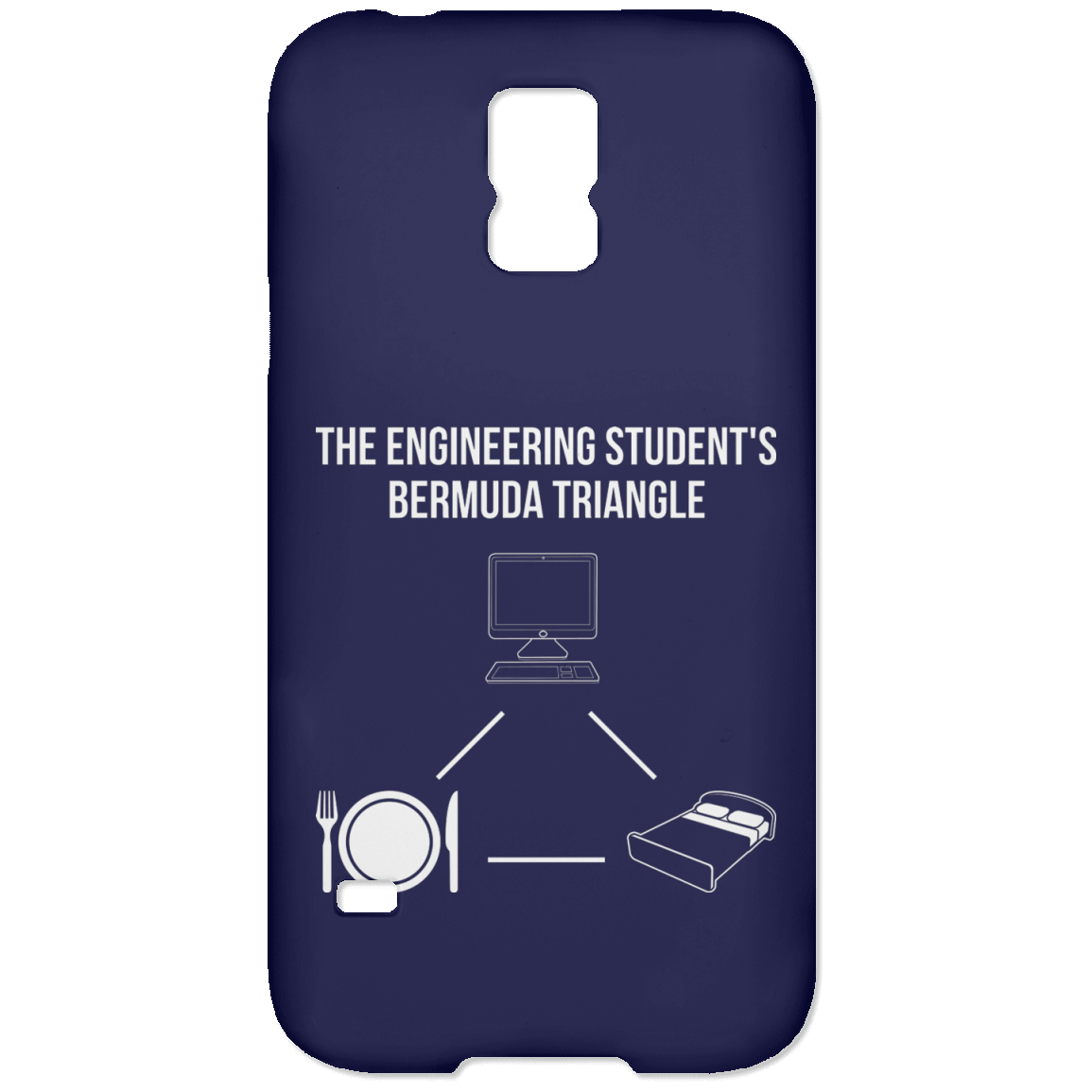 The Engineering Student's Bermuda Triangle (Phone Case)