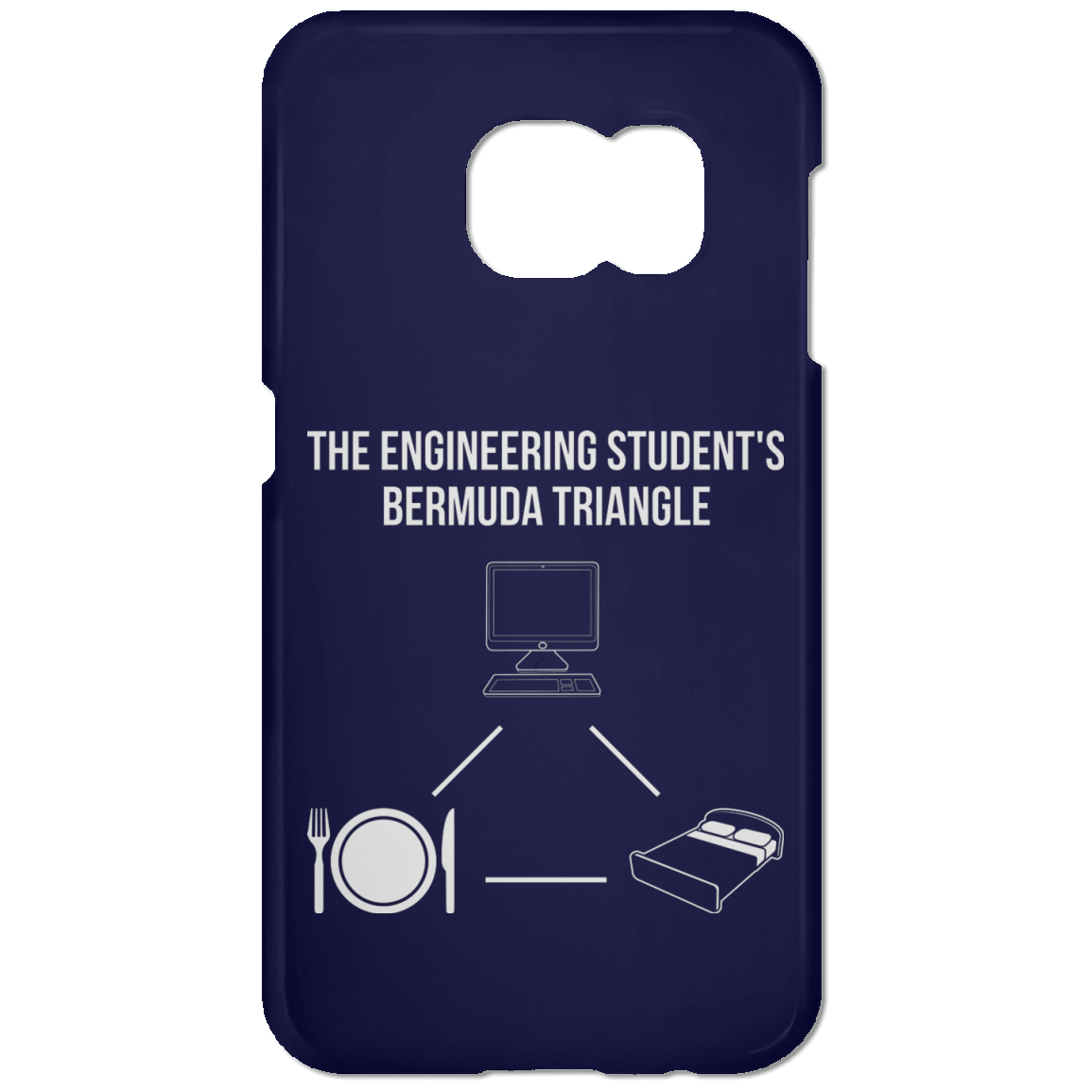 The Engineering Student's Bermuda Triangle (Phone Case)