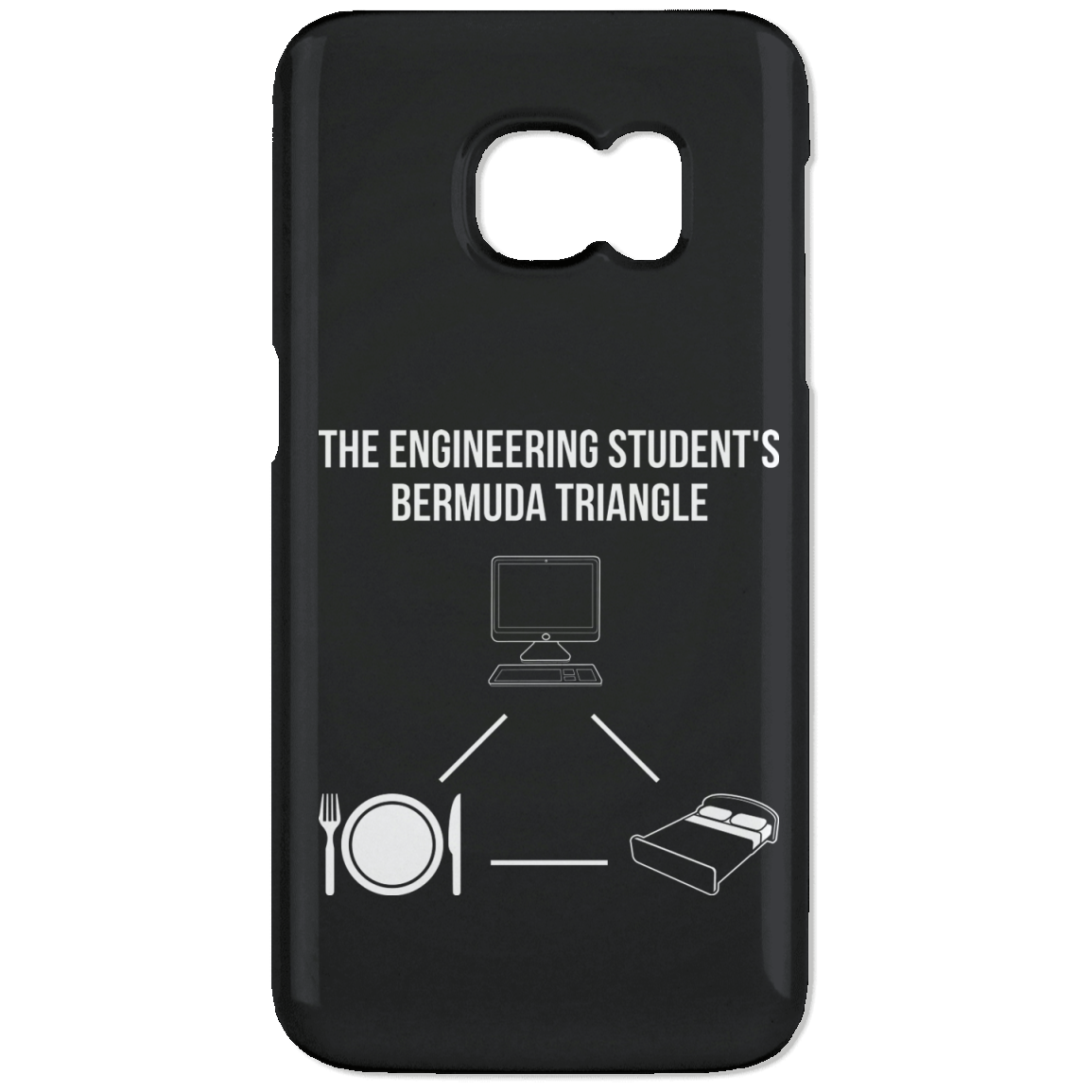 The Engineering Student's Bermuda Triangle (Phone Case)