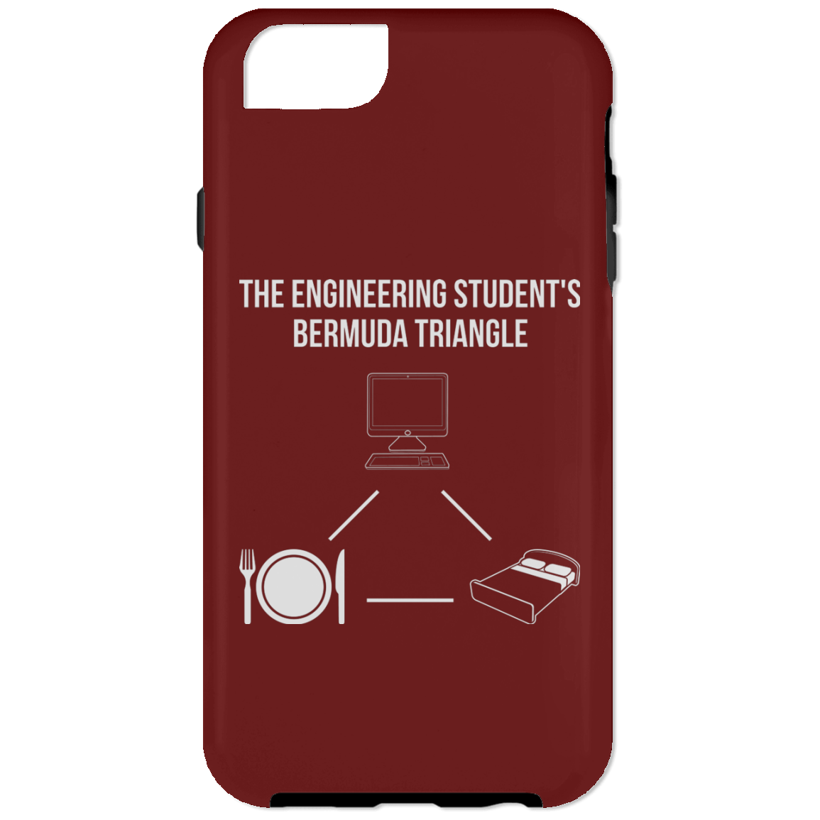 The Engineering Student's Bermuda Triangle (Phone Case)