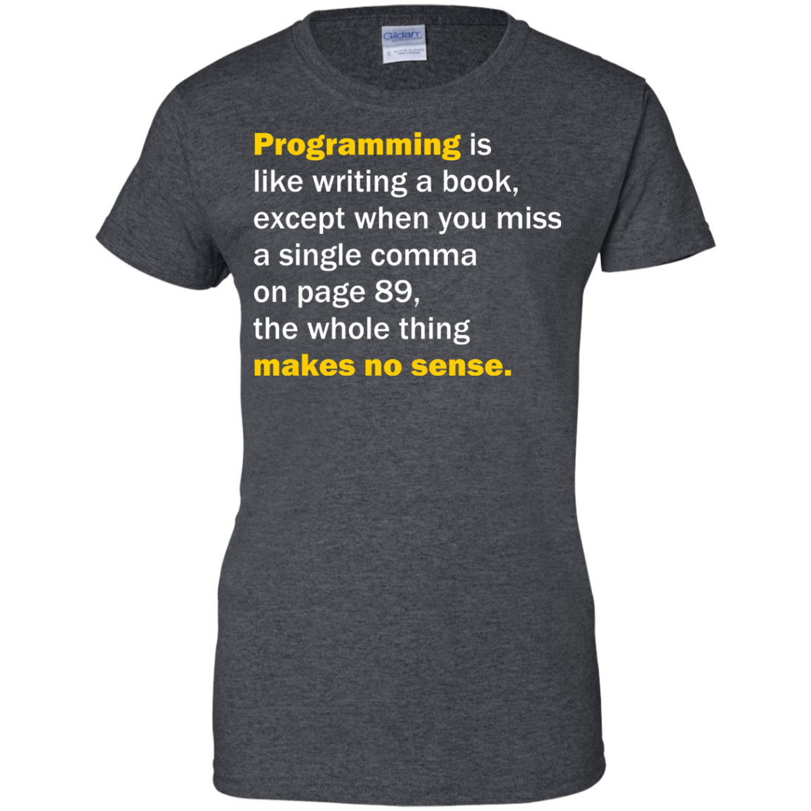 Programming Is Like Writing A Book - Engineering Outfitters