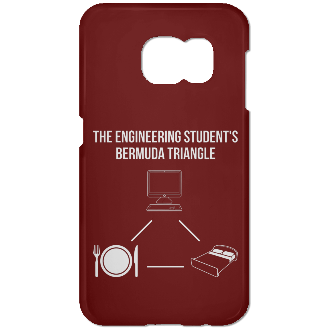 The Engineering Student's Bermuda Triangle (Phone Case)