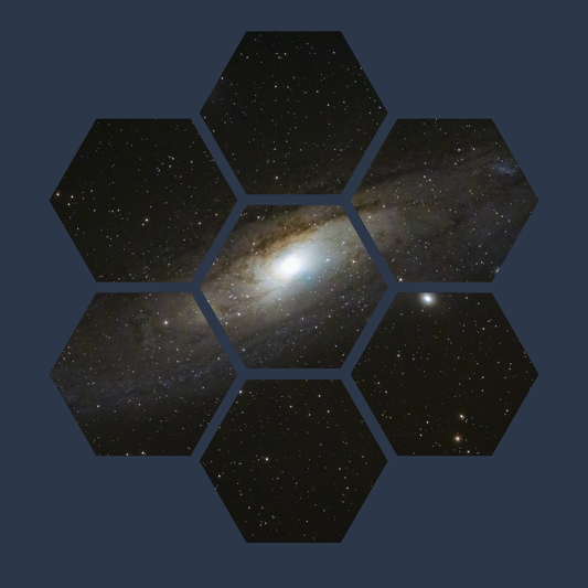 Hexagonal Andromeda Galaxy
