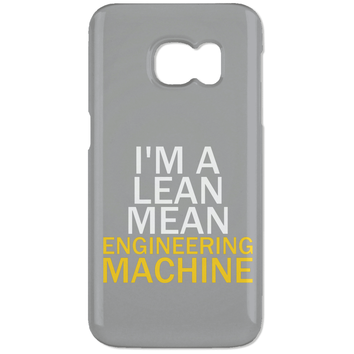 Soy una máquina de ingeniería delgada y mala (funda para teléfono)