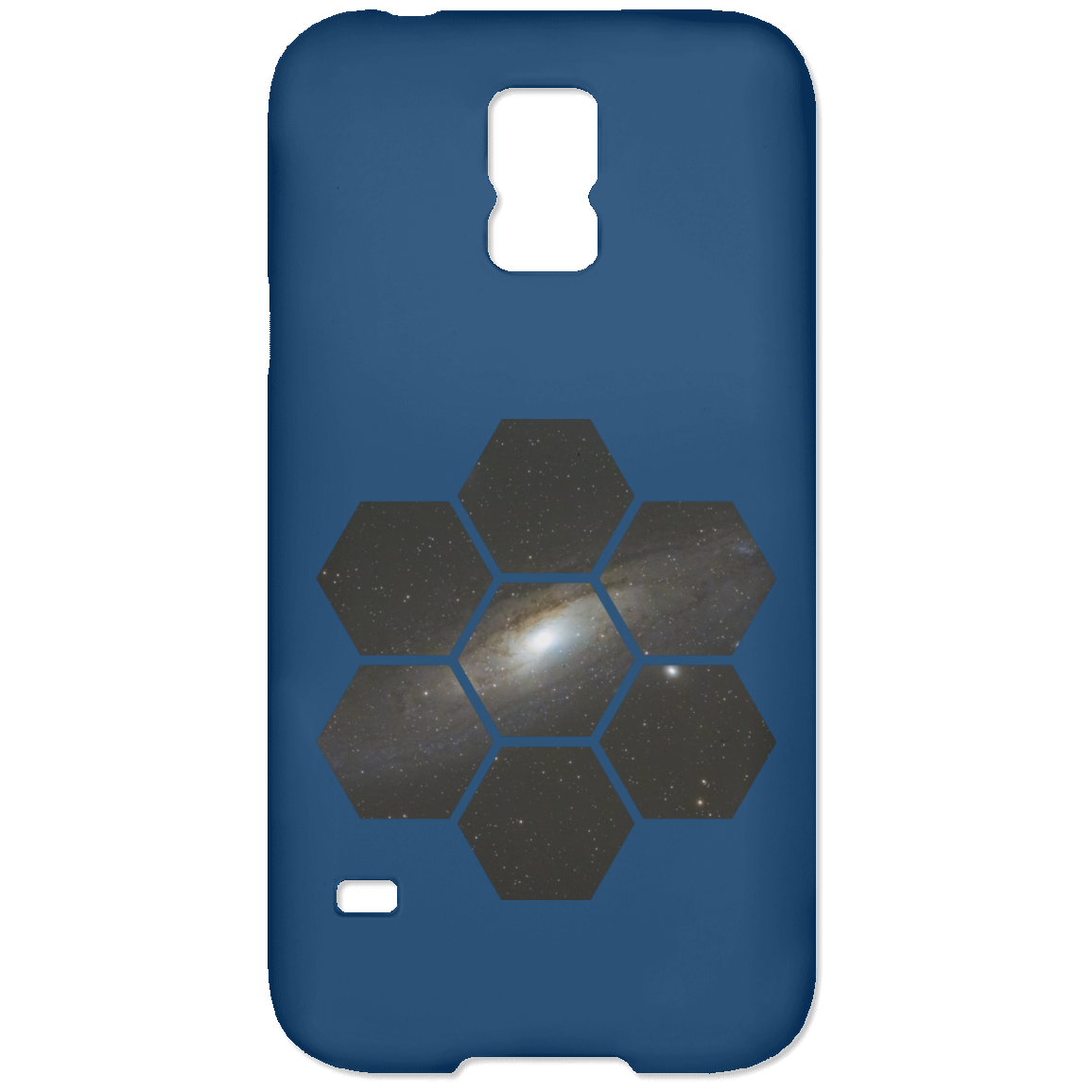 Galaxia hexagonal de Andrómeda (funda para teléfono)