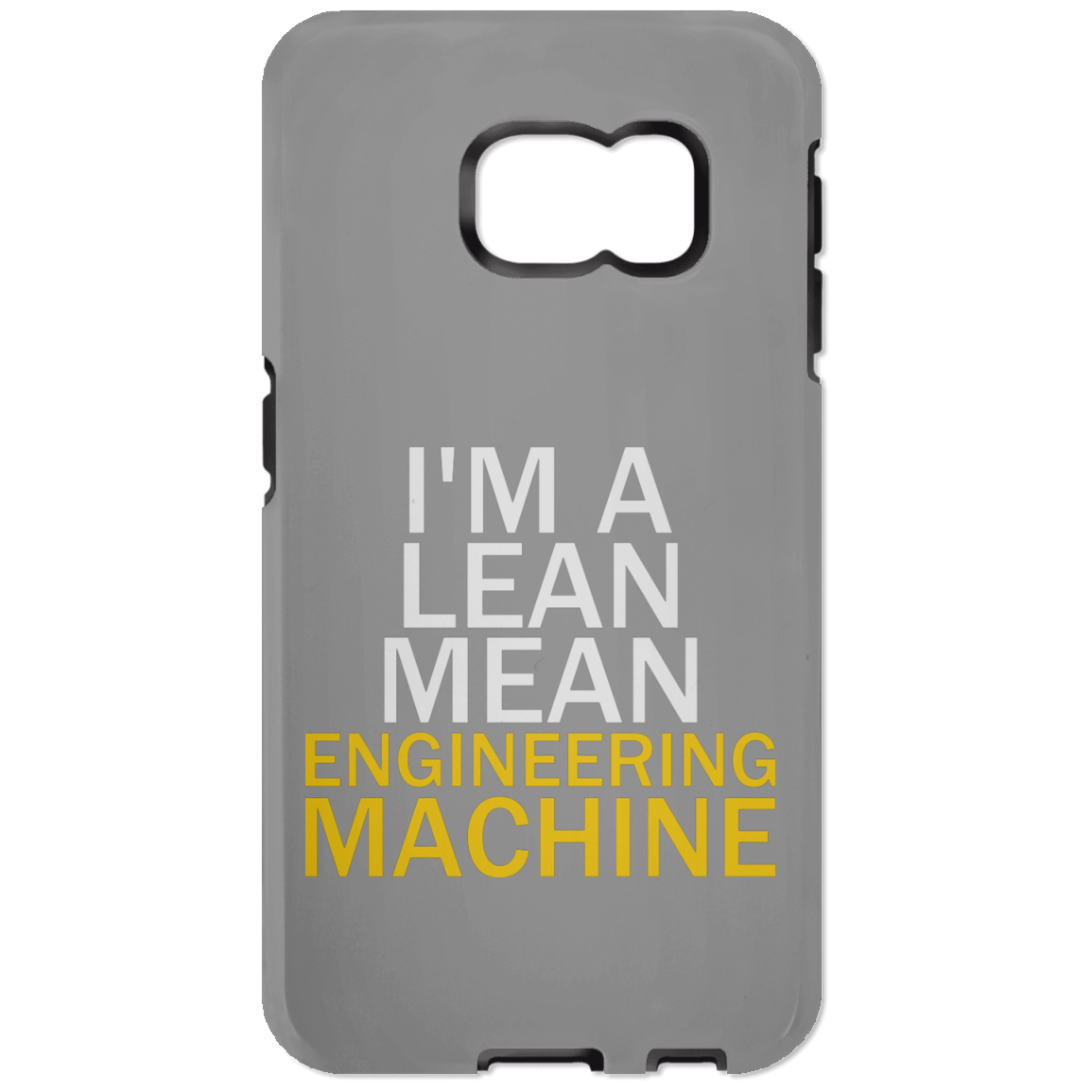 Soy una máquina de ingeniería delgada y mala (funda para teléfono)