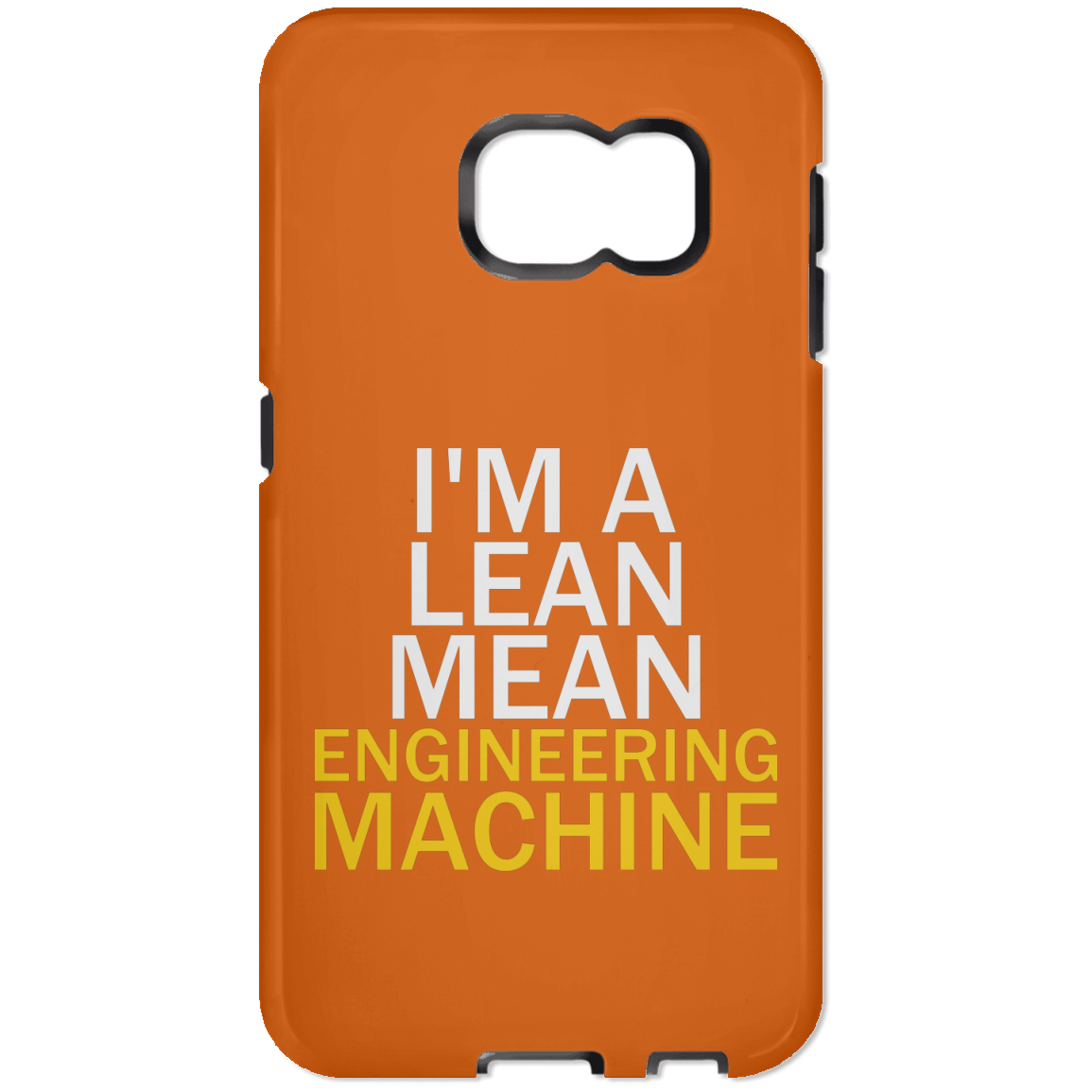 Soy una máquina de ingeniería delgada y mala (funda para teléfono)