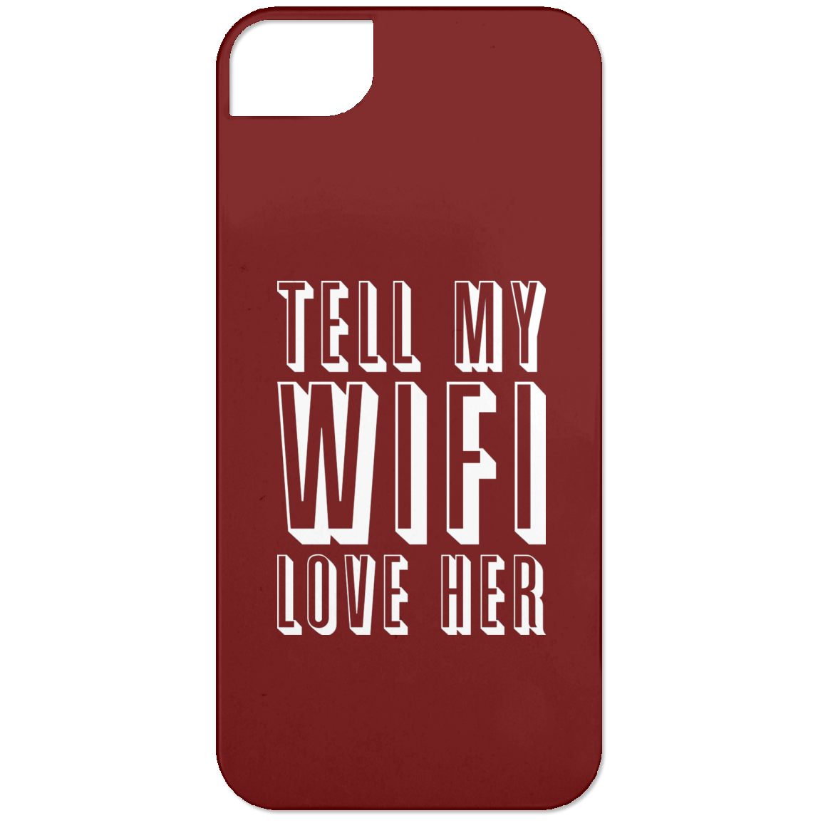 Tell My Wifi Love Her (Phone Case)