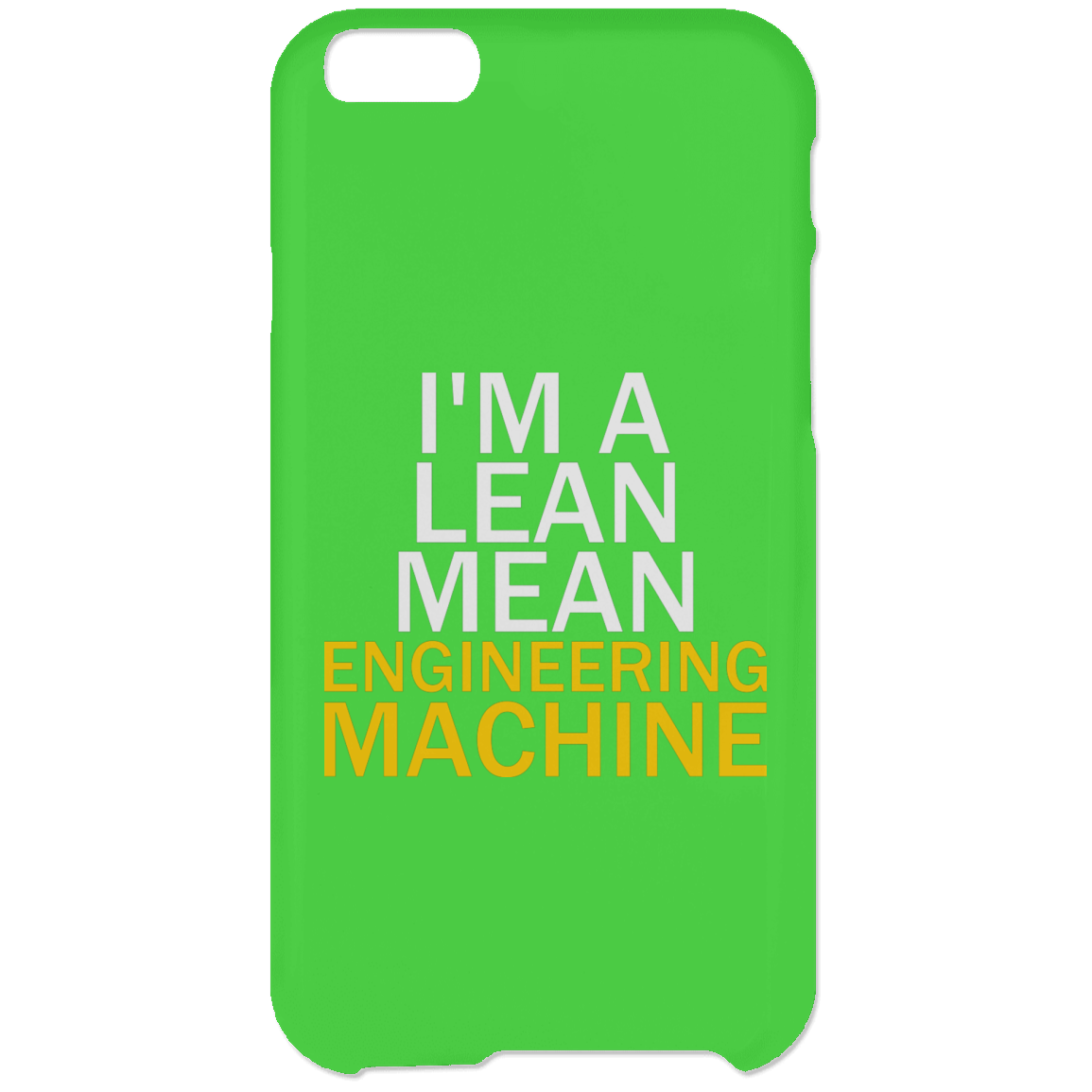 Soy una máquina de ingeniería delgada y mala (funda para teléfono)