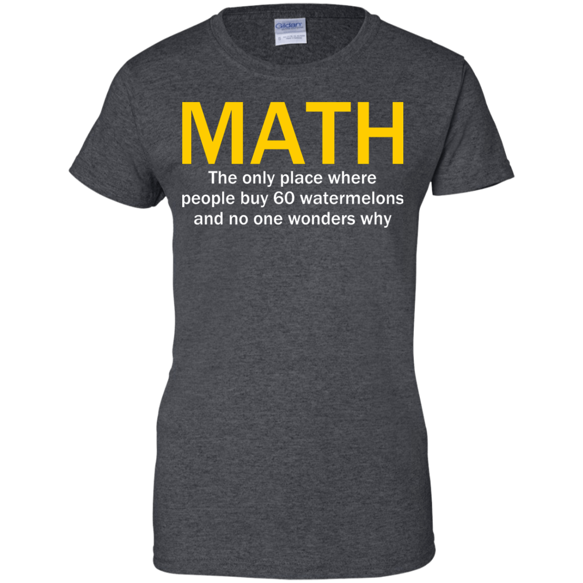 Math - The Only Place Where People Buy 60 Watermelons And No One Wonders Why - Engineering Outfitters