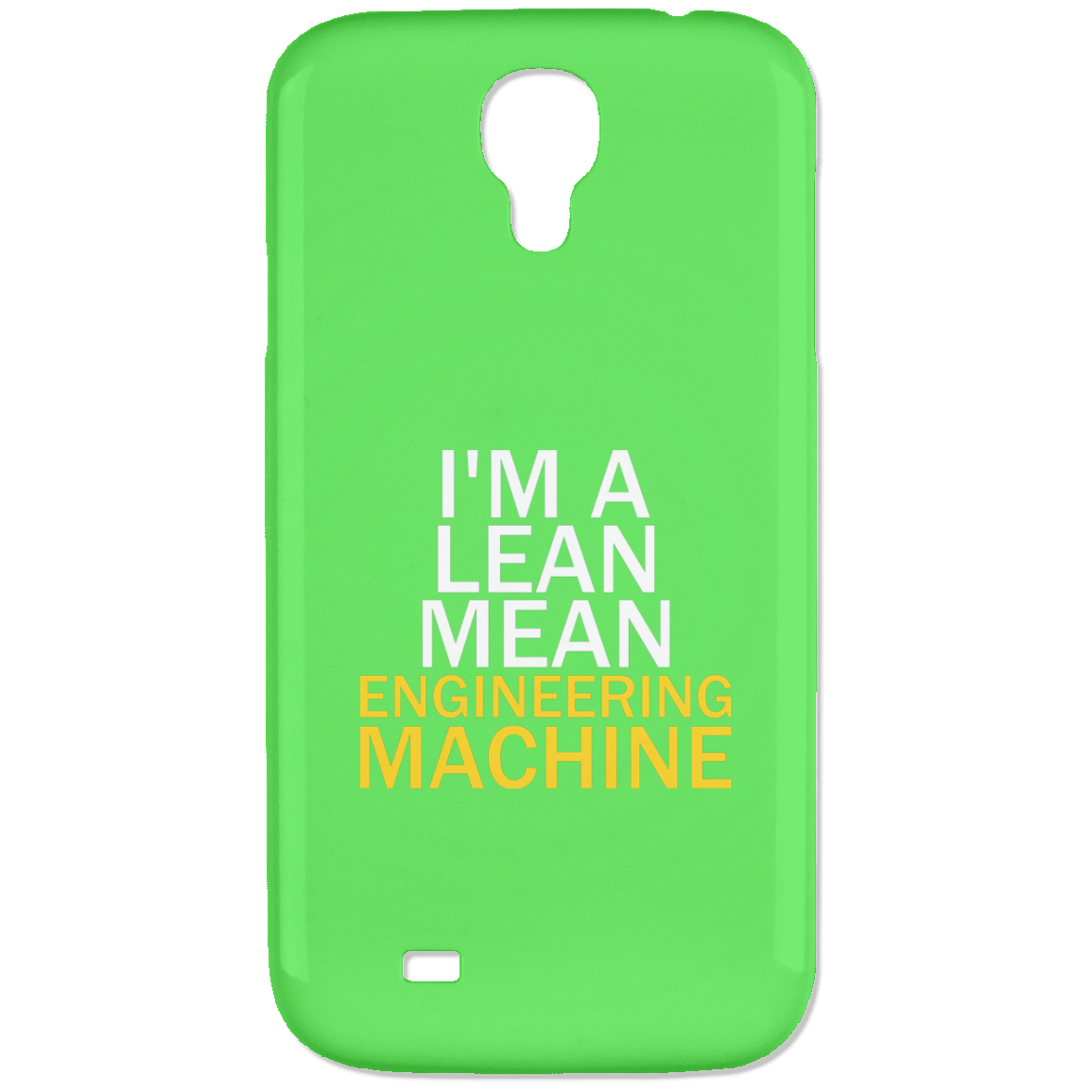 Soy una máquina de ingeniería delgada y mala (funda para teléfono)