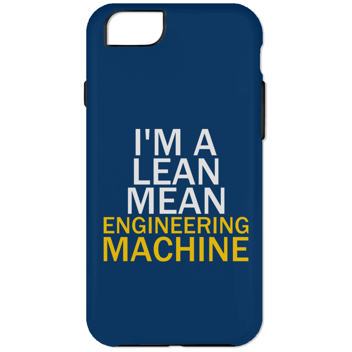 Soy una máquina de ingeniería delgada y mala (funda para teléfono)