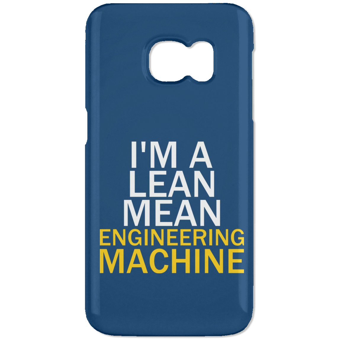 Soy una máquina de ingeniería delgada y mala (funda para teléfono)