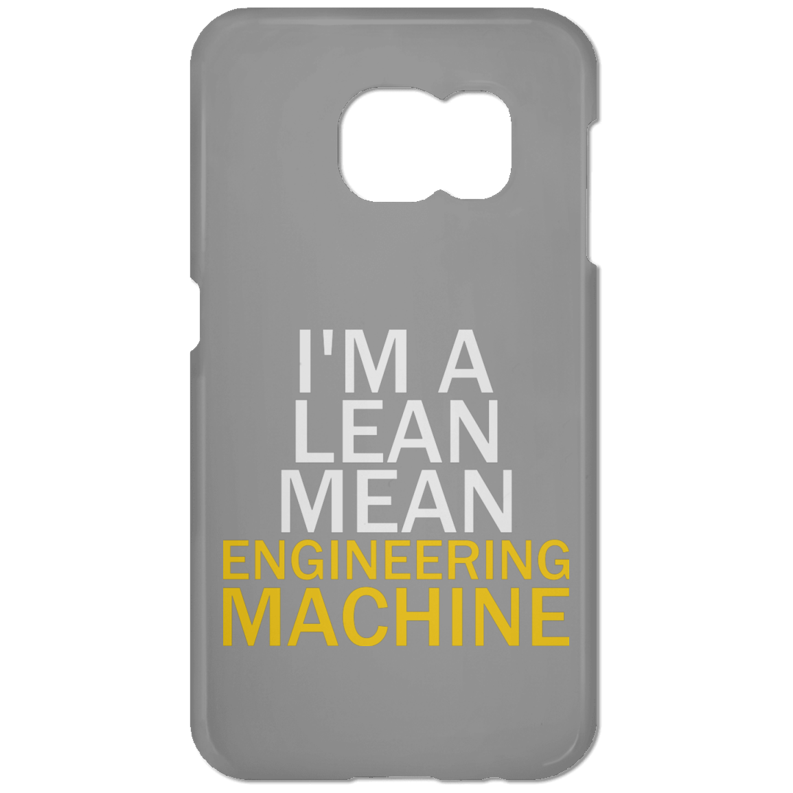 Soy una máquina de ingeniería delgada y mala (funda para teléfono)