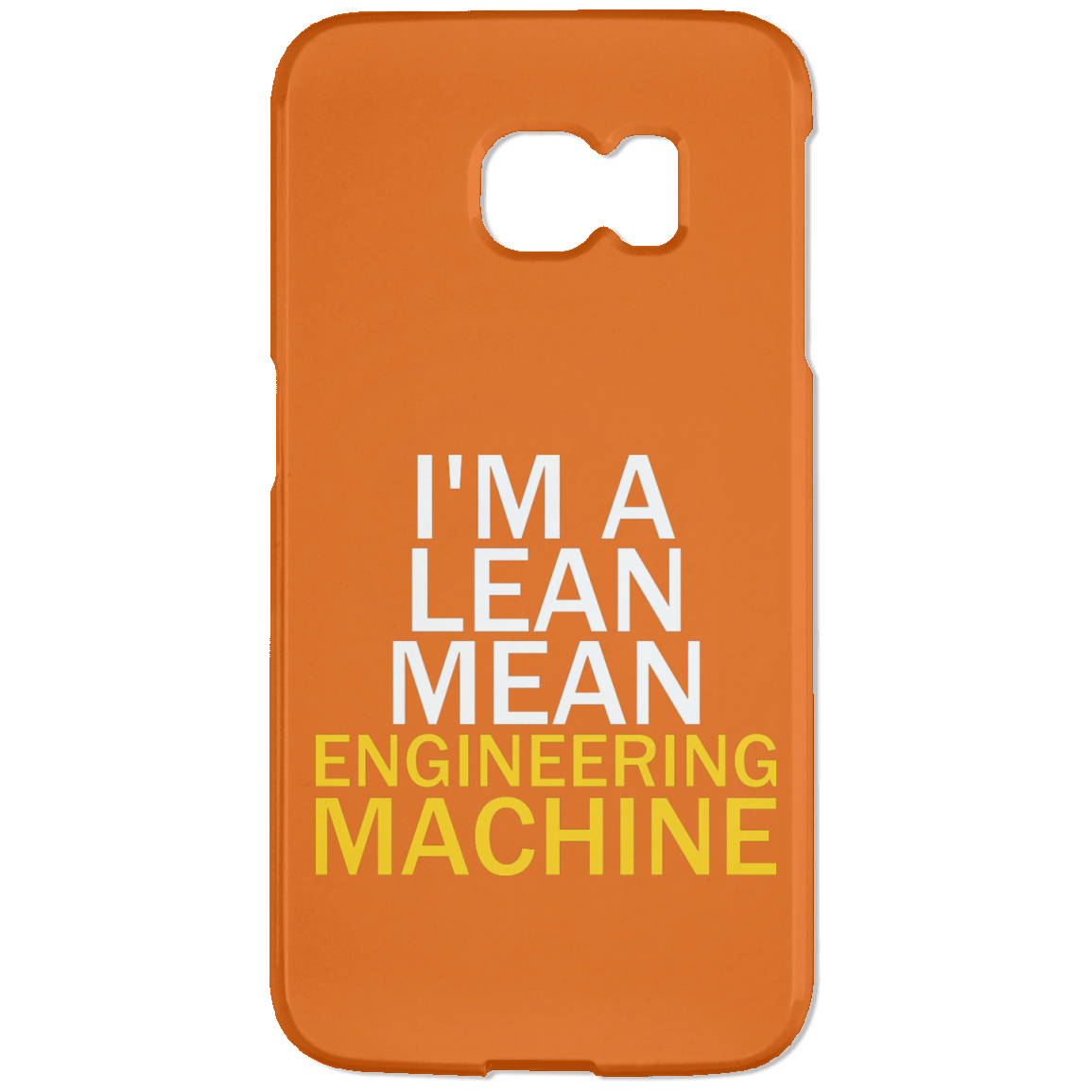 Soy una máquina de ingeniería delgada y mala (funda para teléfono)