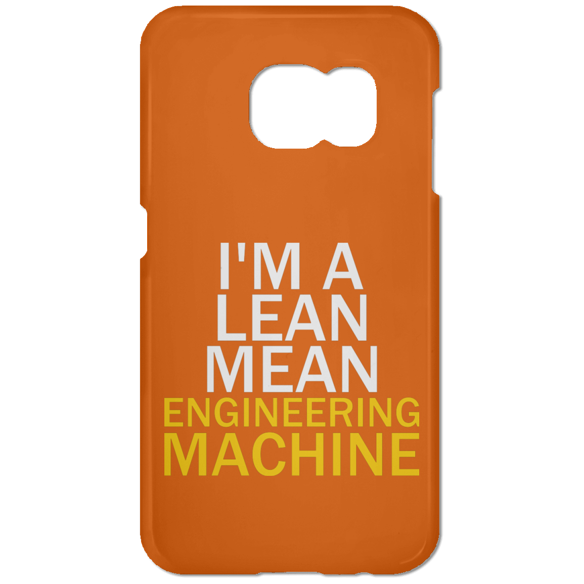 Soy una máquina de ingeniería delgada y mala (funda para teléfono)
