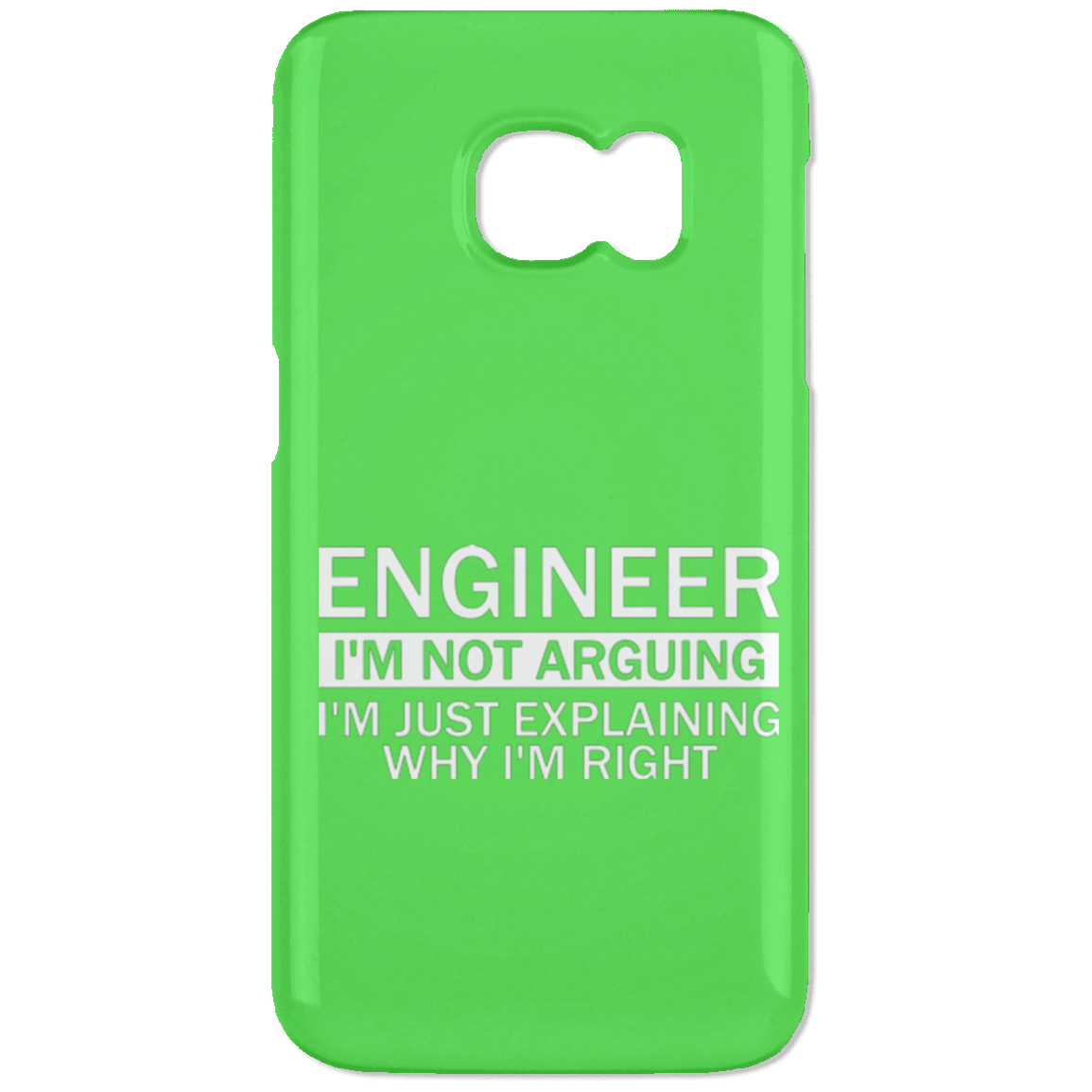 Ingeniero: no estoy discutiendo, solo estoy explicando por qué tengo razón (funda para teléfono)