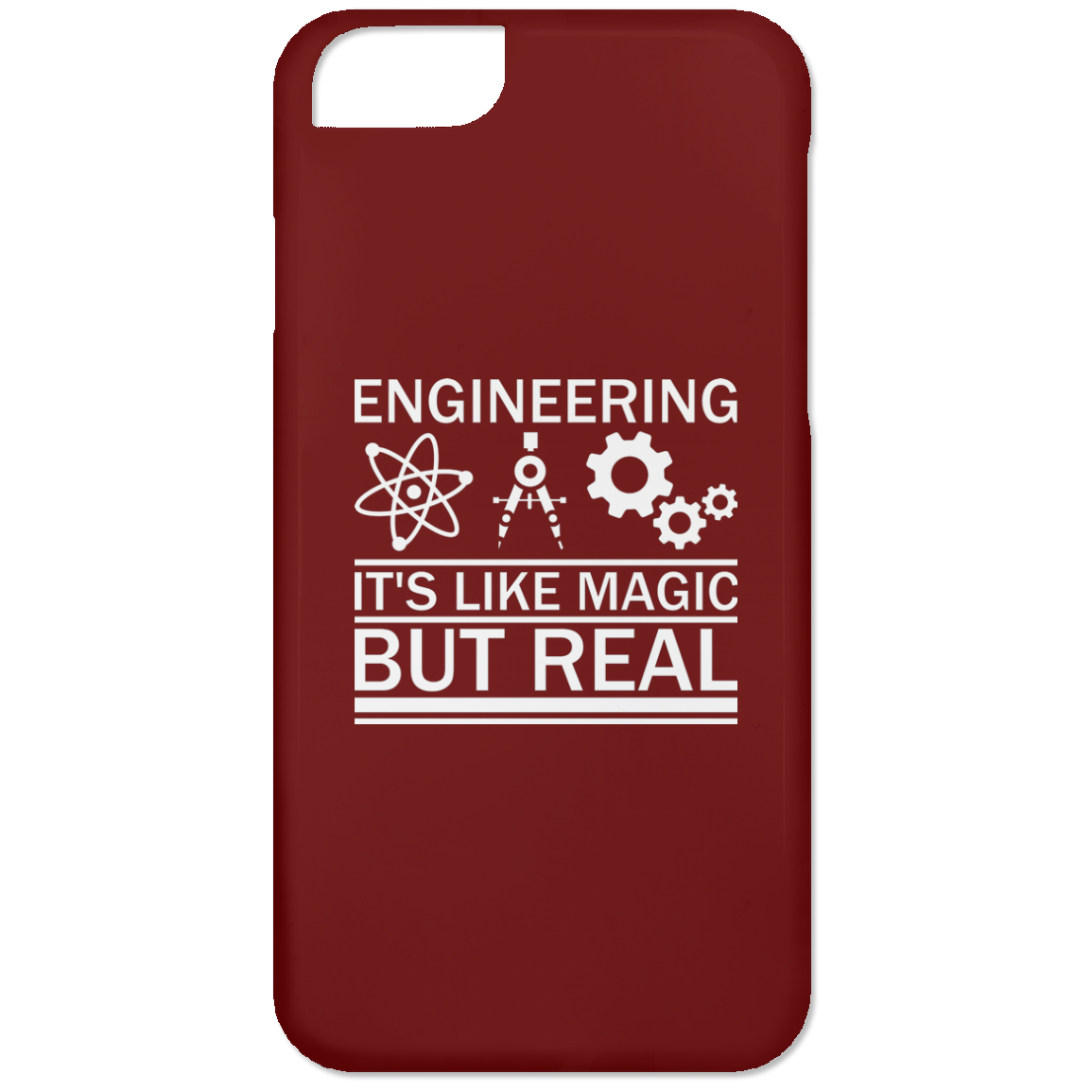 Ingeniería: es como magia pero real (funda para teléfono)