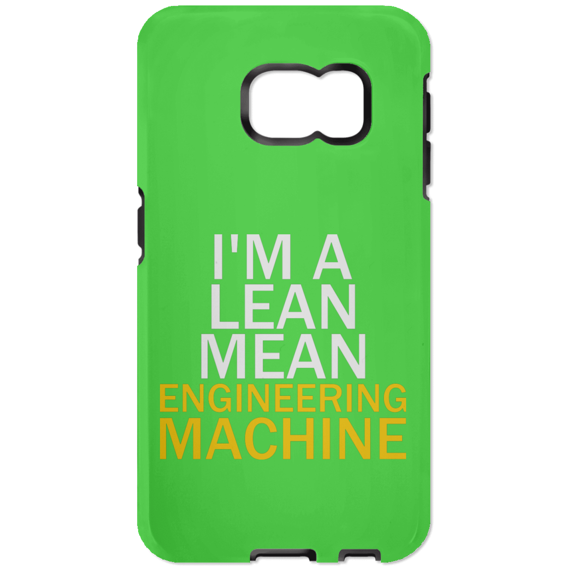 Soy una máquina de ingeniería delgada y mala (funda para teléfono)