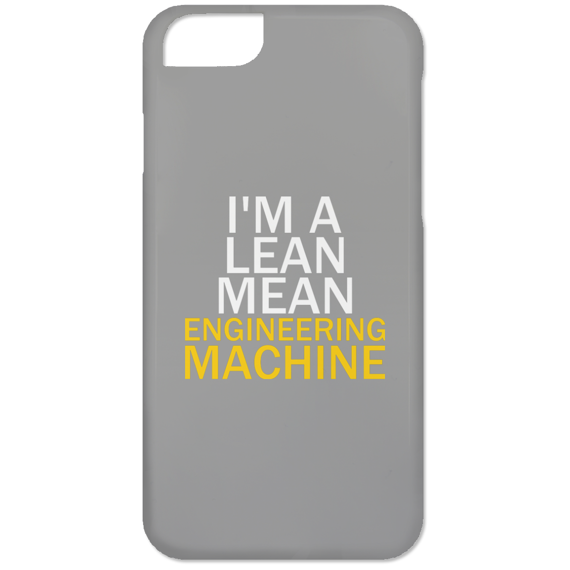 Soy una máquina de ingeniería delgada y mala (funda para teléfono)