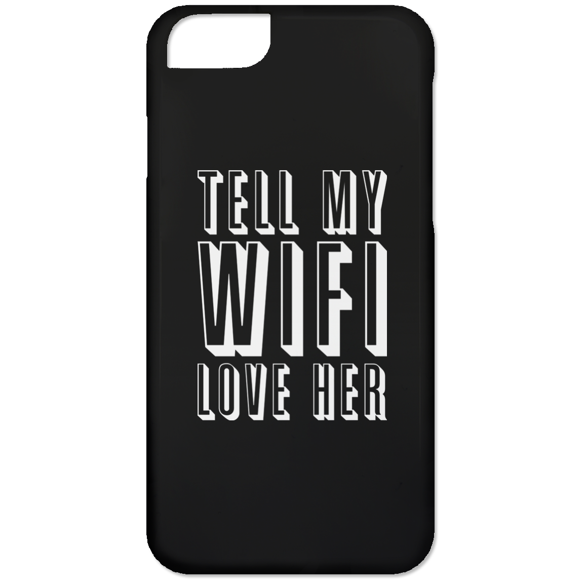 Tell My Wifi Love Her (Phone Case)