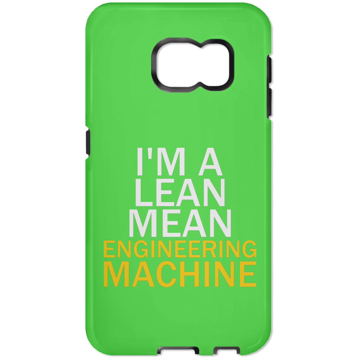 Soy una máquina de ingeniería delgada y mala (funda para teléfono)