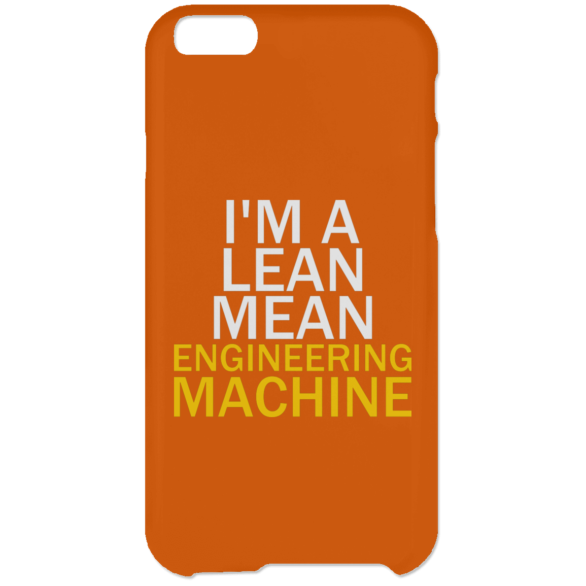 Soy una máquina de ingeniería delgada y mala (funda para teléfono)