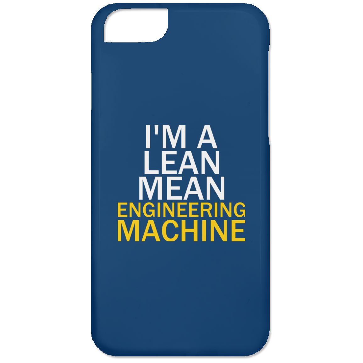 Soy una máquina de ingeniería delgada y mala (funda para teléfono)