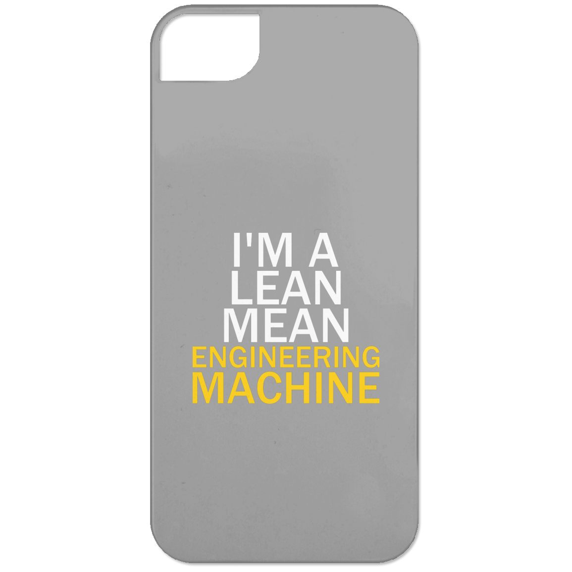 Soy una máquina de ingeniería delgada y mala (funda para teléfono)