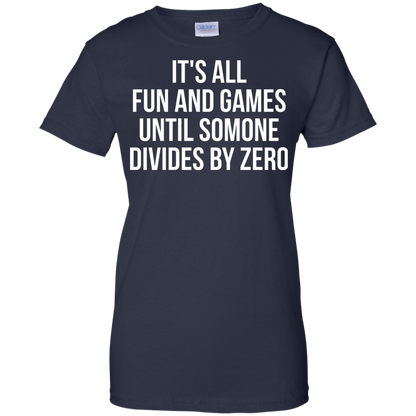 Todo es diversión y juegos hasta que alguien lo divide por cero