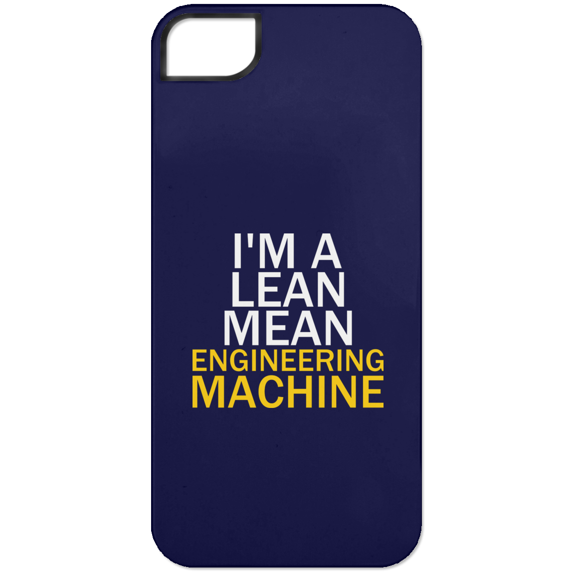 Soy una máquina de ingeniería delgada y mala (funda para teléfono)