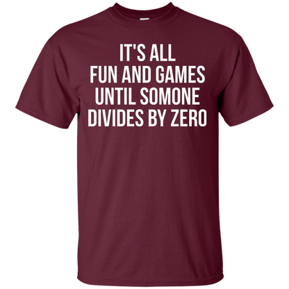 Todo es diversión y juegos hasta que alguien lo divide por cero