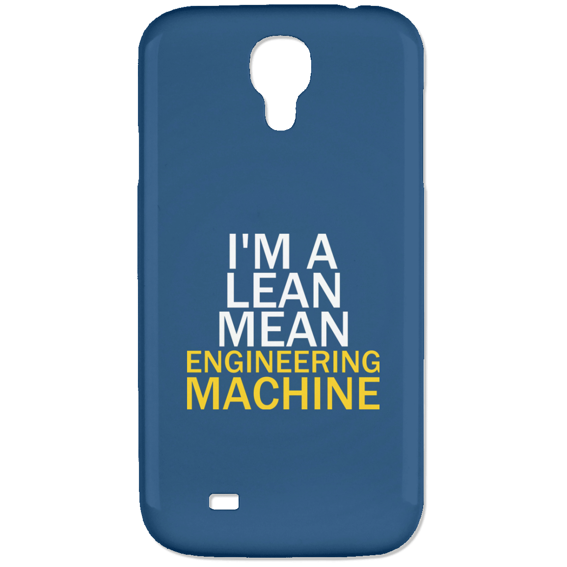Soy una máquina de ingeniería delgada y mala (funda para teléfono)