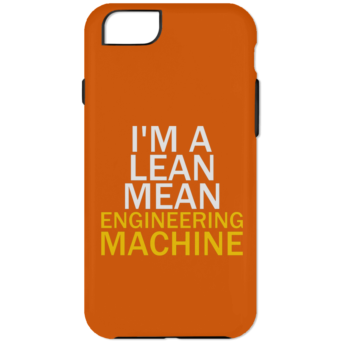 Soy una máquina de ingeniería delgada y mala (funda para teléfono)