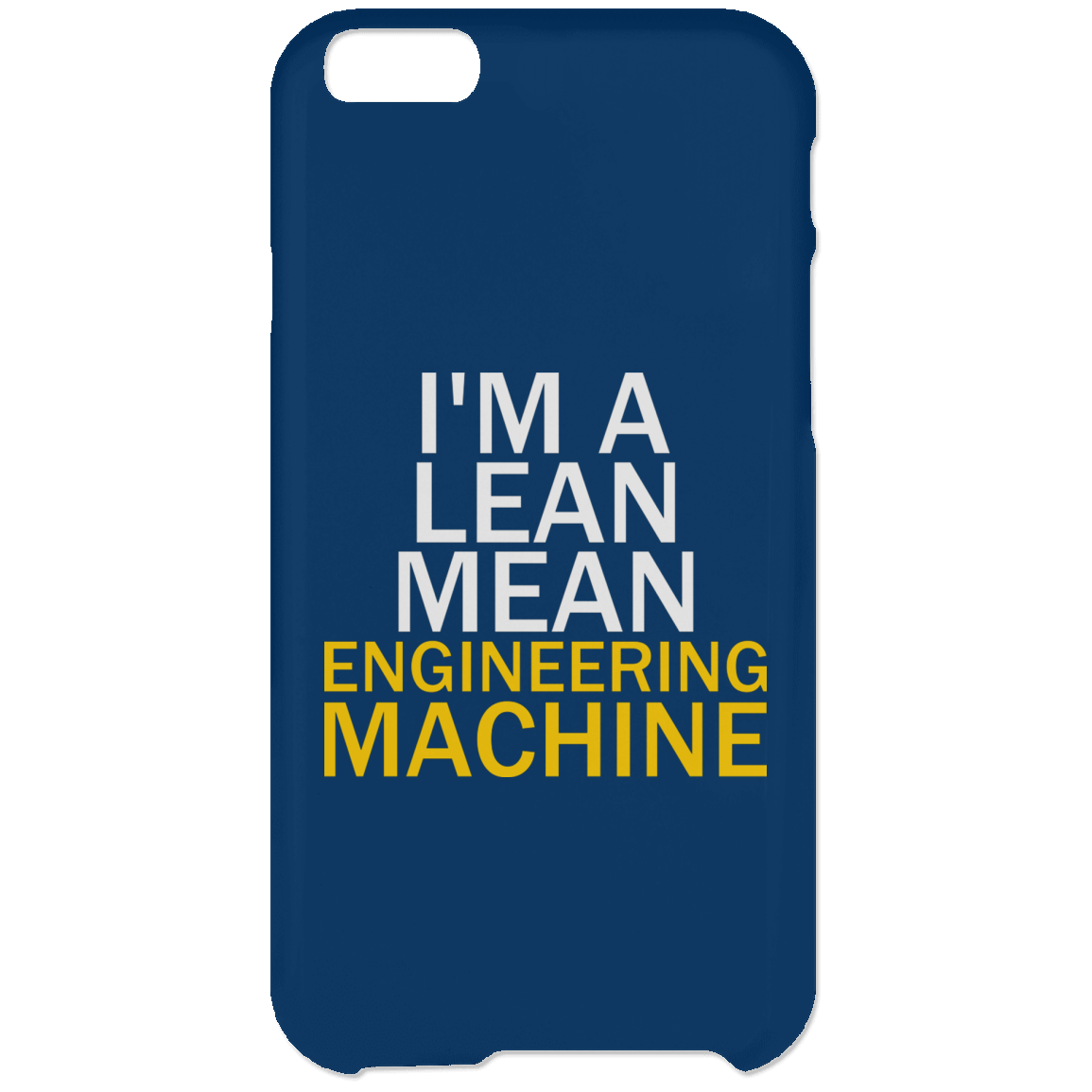 Soy una máquina de ingeniería delgada y mala (funda para teléfono)