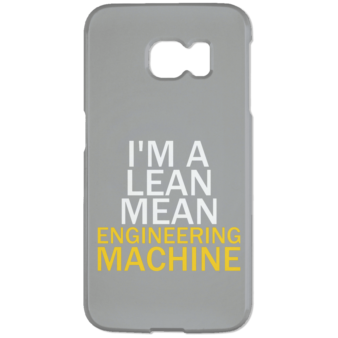 Soy una máquina de ingeniería delgada y mala (funda para teléfono)